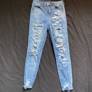 Size 4 distressed American Eagle jeans